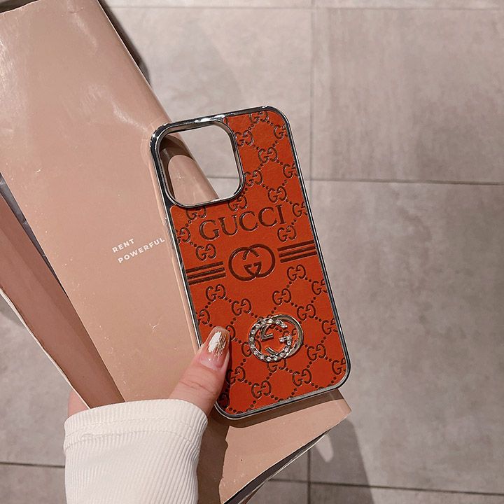 GUCCI iPhone14 ProMaxケース ロゴ型押し