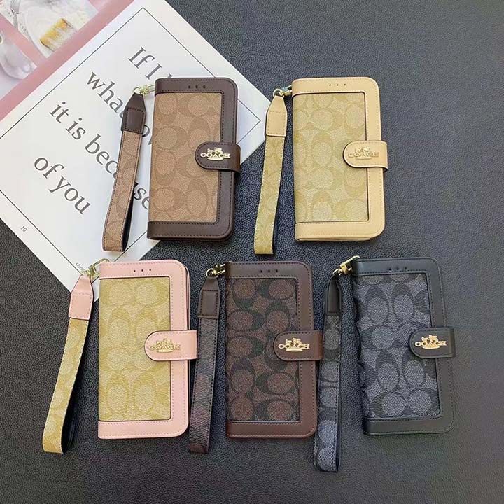 coach レザー iphone 15 スマホケース