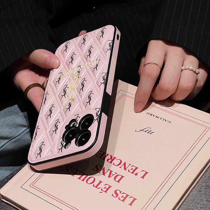 ysl iphone15 ケース 3D立体パターン